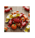 ハロウィン、甘いお菓子！（個別スタンプ：7）