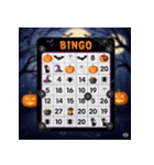 ハロウィンビンゴで遊ぼう！（個別スタンプ：1）