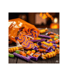 ハロウィンビンゴで遊ぼう！（個別スタンプ：7）