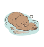 ふわふわチビーバー（個別スタンプ：33）