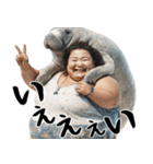 マナティーとポジティブデブの明るい返信（個別スタンプ：11）