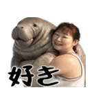 マナティーとポジティブデブの明るい返信（個別スタンプ：17）