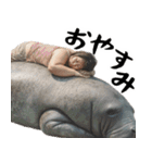 マナティーとポジティブデブの明るい返信（個別スタンプ：40）