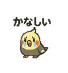 ドット絵オカメインコちゃん（個別スタンプ：18）