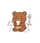 ぽかぽかクマさんの森のお昼寝日記（個別スタンプ：5）