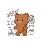 ぽかぽかクマさんの森のお昼寝日記（個別スタンプ：7）