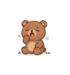 ぽかぽかクマさんの森のお昼寝日記（個別スタンプ：17）