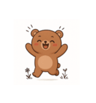 ぽかぽかクマさんの森のお昼寝日記（個別スタンプ：21）