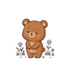ぽかぽかクマさんの森のお昼寝日記（個別スタンプ：24）