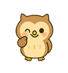 フクロウのフクちゃんで～す（個別スタンプ：7）