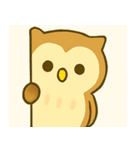 フクロウのフクちゃんで～す（個別スタンプ：35）