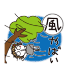 はな子✿年中の防災と災害級の天気。（個別スタンプ：4）