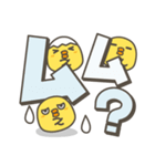 ひよこがいっぱい 毎日デカ文字スタンプ2（個別スタンプ：23）