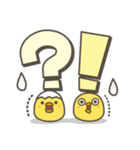 ひよこがいっぱい 毎日デカ文字スタンプ2（個別スタンプ：24）