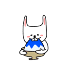 ゆるゆるウサギさんスタンプ（個別スタンプ：6）