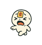 お札ゴーストくんの夜回り（個別スタンプ：3）