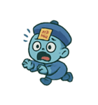 ちび幽霊 提灯ダンス（個別スタンプ：5）
