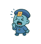 ちび幽霊 提灯ダンス（個別スタンプ：7）