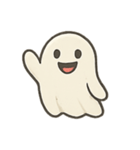 ぷかぷかゴーストの反応まつり（個別スタンプ：1）