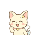 ふわもこフォクシーにゃん（個別スタンプ：13）
