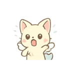 ふわもこフォクシーにゃん（個別スタンプ：16）