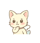 ふわもこフォクシーにゃん（個別スタンプ：19）