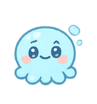 ぷくぷくタコの感情ショー（個別スタンプ：5）