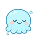 ぷくぷくタコの感情ショー（個別スタンプ：19）