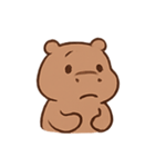 ぼんやりカバのモカ（個別スタンプ：9）
