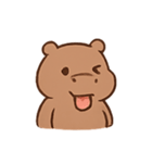 ぼんやりカバのモカ（個別スタンプ：16）