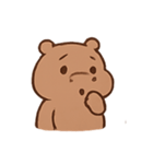 ぼんやりカバのモカ（個別スタンプ：19）
