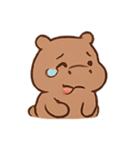 ぼんやりカバのモカ（個別スタンプ：21）