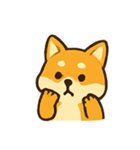 おちゃめ柴犬 リアクションパレード（個別スタンプ：3）