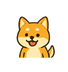 おちゃめ柴犬 リアクションパレード（個別スタンプ：7）