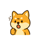 おちゃめ柴犬 リアクションパレード（個別スタンプ：10）