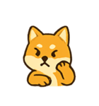 おちゃめ柴犬 リアクションパレード（個別スタンプ：11）