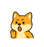 おちゃめ柴犬 リアクションパレード（個別スタンプ：14）