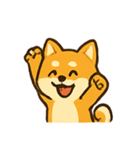 おちゃめ柴犬 リアクションパレード（個別スタンプ：18）