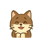 モカ猫の気分パレード（個別スタンプ：16）