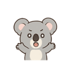 もふもふコアラのリアクションパレード（個別スタンプ：5）