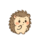 泣き虫ハリネズミのポキ（個別スタンプ：1）