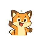 テンパりキツネのコミ（個別スタンプ：4）