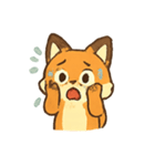 テンパりキツネのコミ（個別スタンプ：5）