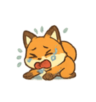 テンパりキツネのコミ（個別スタンプ：7）