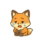 テンパりキツネのコミ（個別スタンプ：21）