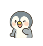 まんまるペンギンの感情パレード（個別スタンプ：10）
