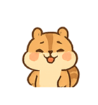 ほっぺぷくぷくリスのミミ（個別スタンプ：1）
