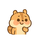 ほっぺぷくぷくリスのミミ（個別スタンプ：9）