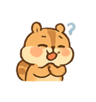 ほっぺぷくぷくリスのミミ（個別スタンプ：14）