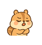 ほっぺぷくぷくリスのミミ（個別スタンプ：18）